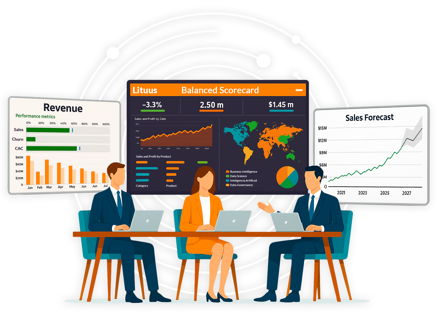 Infografía Lituus en Consultoría de Análisis de Datos